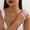 Infinity™ - Set Collana e Bracciale Elegante Donna